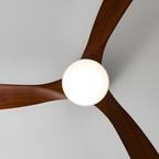 Nordisk Træ Loftsventilatorslampe - Justerbar
