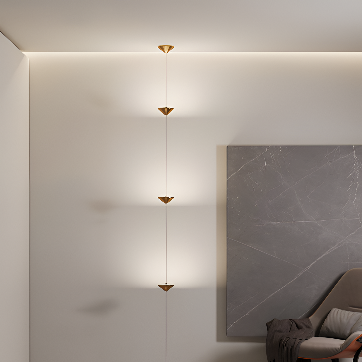 Minimalistisk Soreluna Gulvlampe - Justerbar