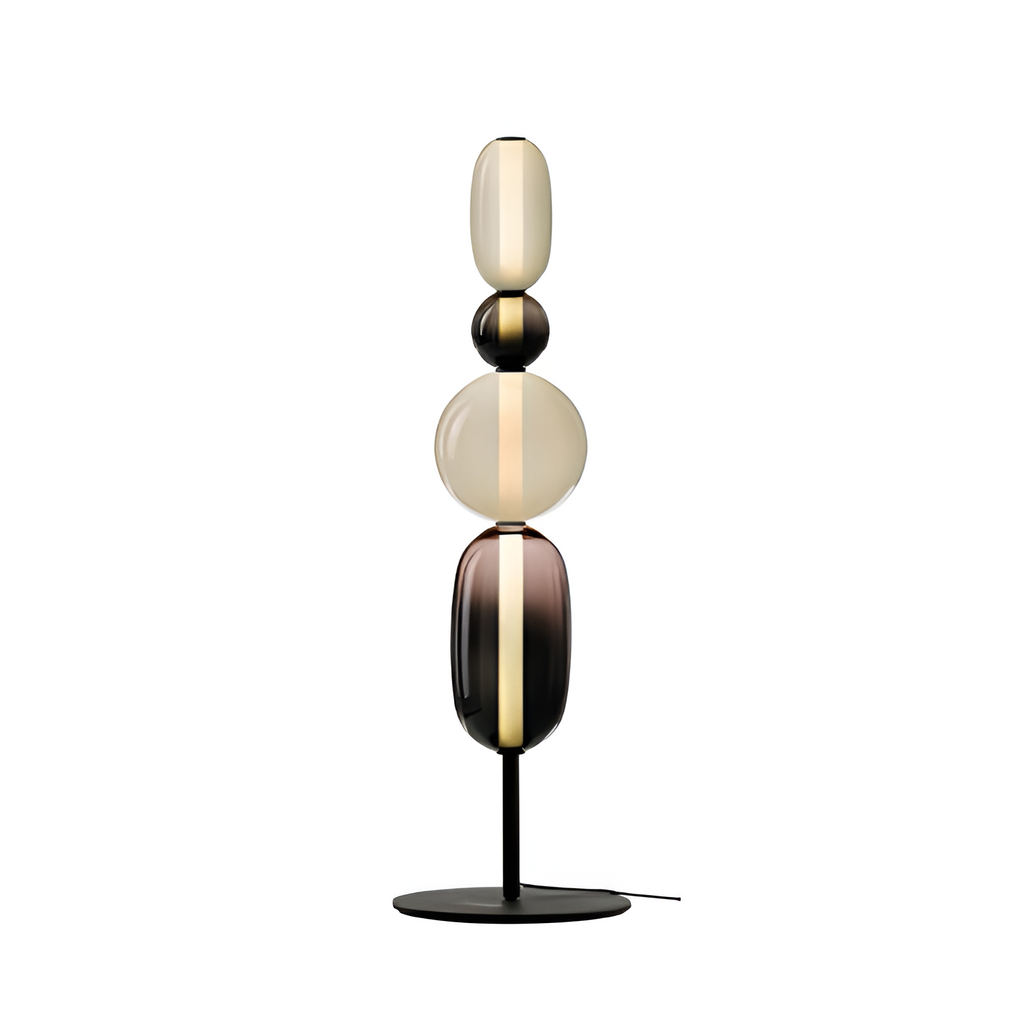 Stablet Geometrisk Glasgulvlampe - Moderne