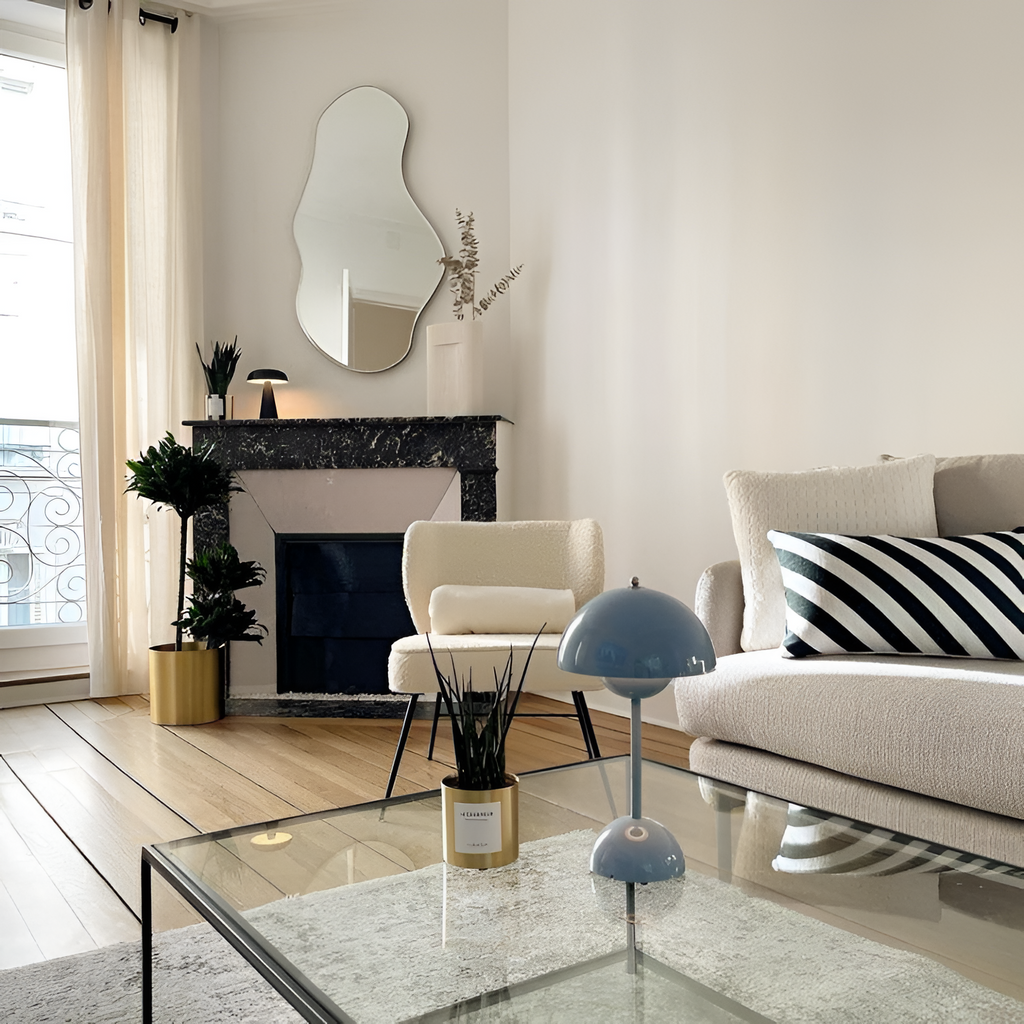 Minimalistisk Bærbar Bordlampe - Dæmpbar