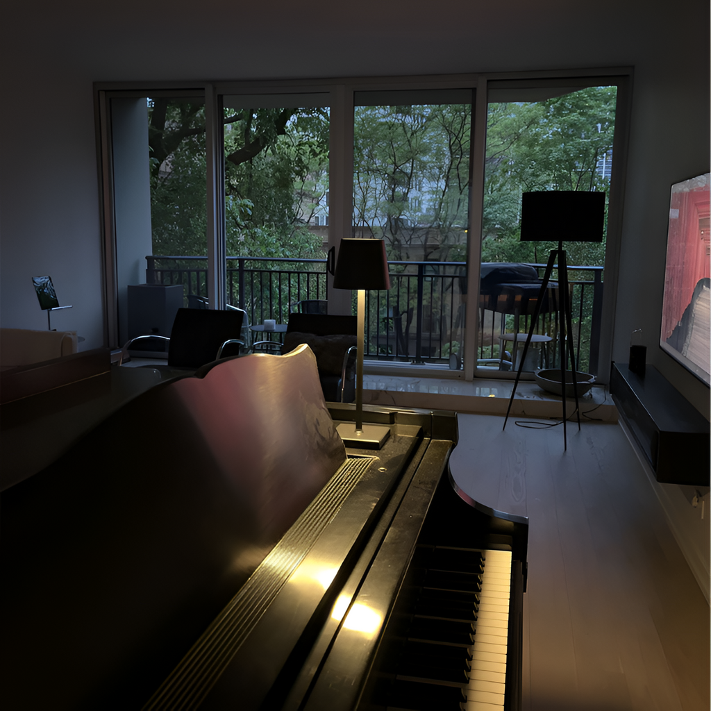 Minimalistisk Trådløs Bordlampe - Dæmpbar