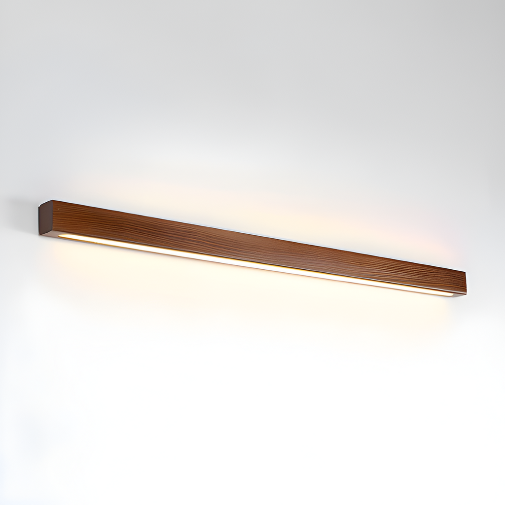 Lineær Træ Geometrisk Væglampe - Minimalistisk