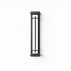Marmorstil Solenergi Rektangulær Væglampe - Minimalistisk