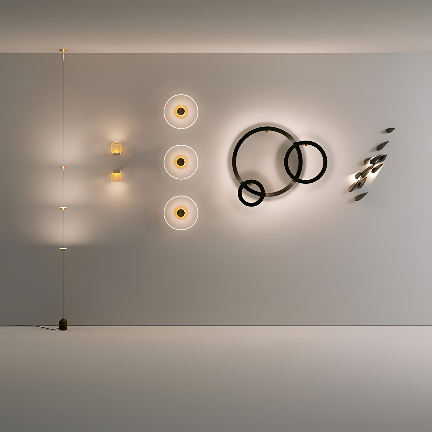 Minimalistisk Soreluna Gulvlampe - Justerbar