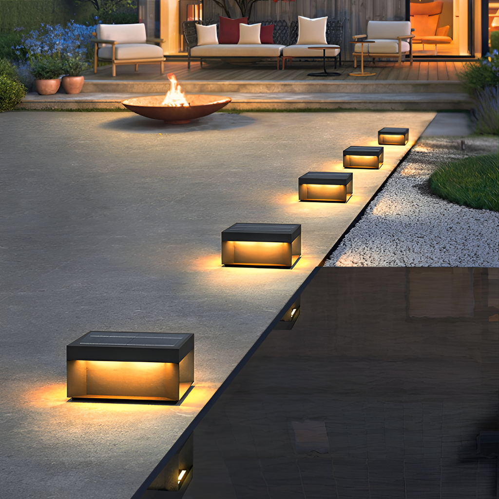 Minimalistisk Solcelle Udendørslampe - Moderne