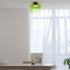 Flerlaget Transparent Glasloftlampe - Minimalistisk