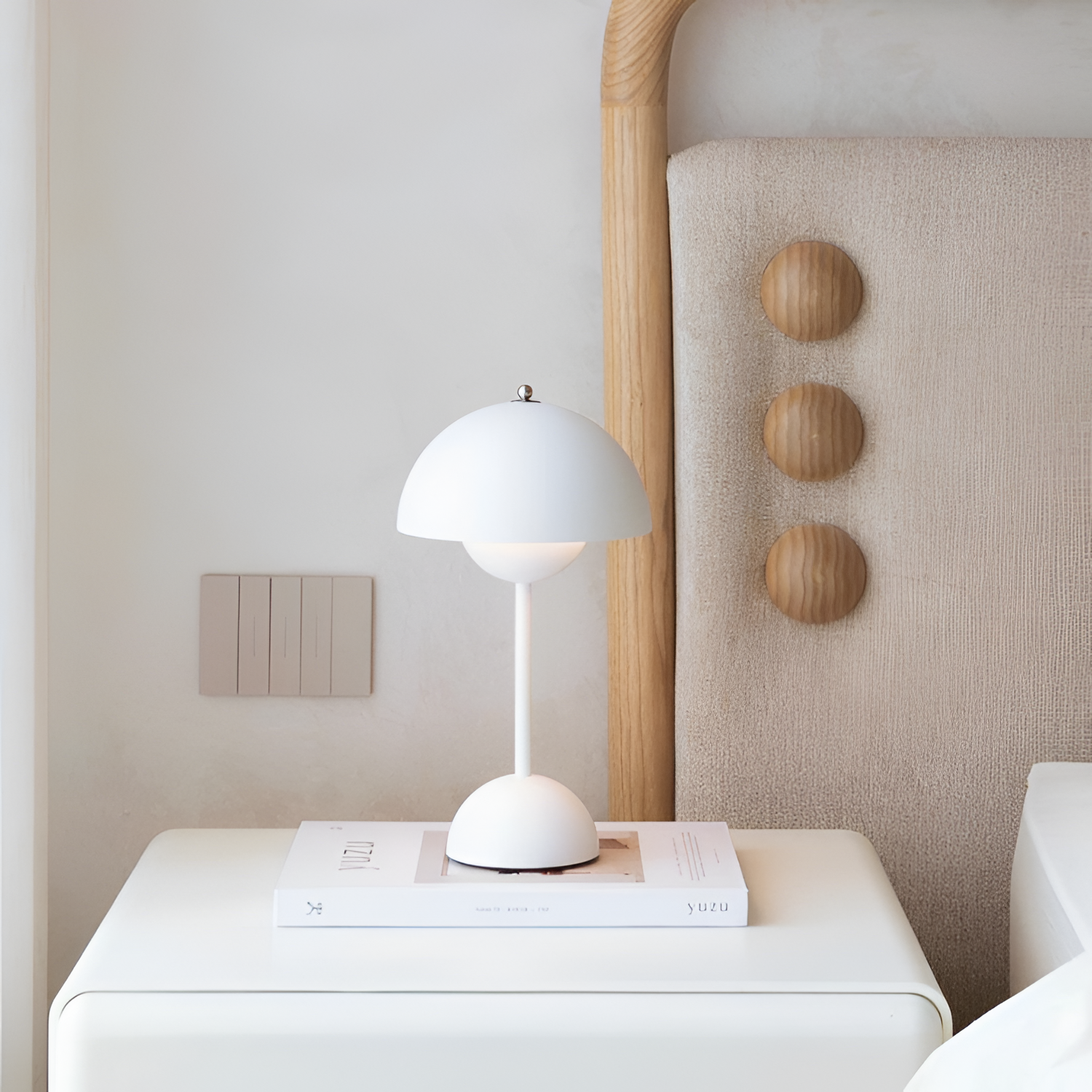 Minimalistisk Bærbar Bordlampe - Dæmpbar