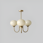 Mid Century Globe Lysekrone - Flere Lyskilder