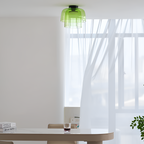 Flerlaget Transparent Glasloftlampe - Minimalistisk