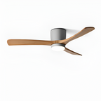 Nordisk Træ Loftsventilatorslampe - Justerbar