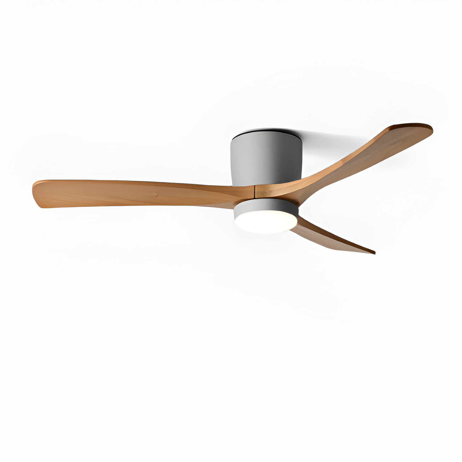 Nordisk Træ Loftsventilatorslampe - Justerbar