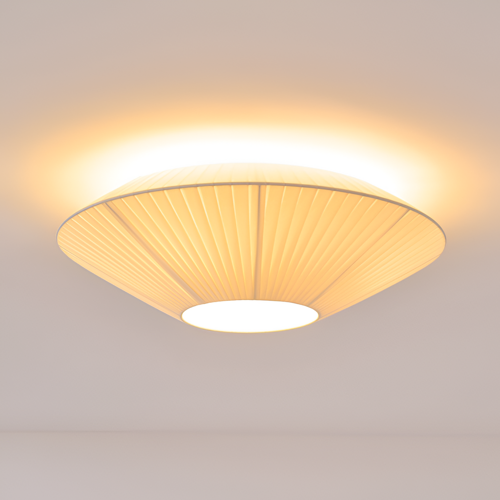 Plisseret Minimalistisk Loftlampe - Dæmpbar