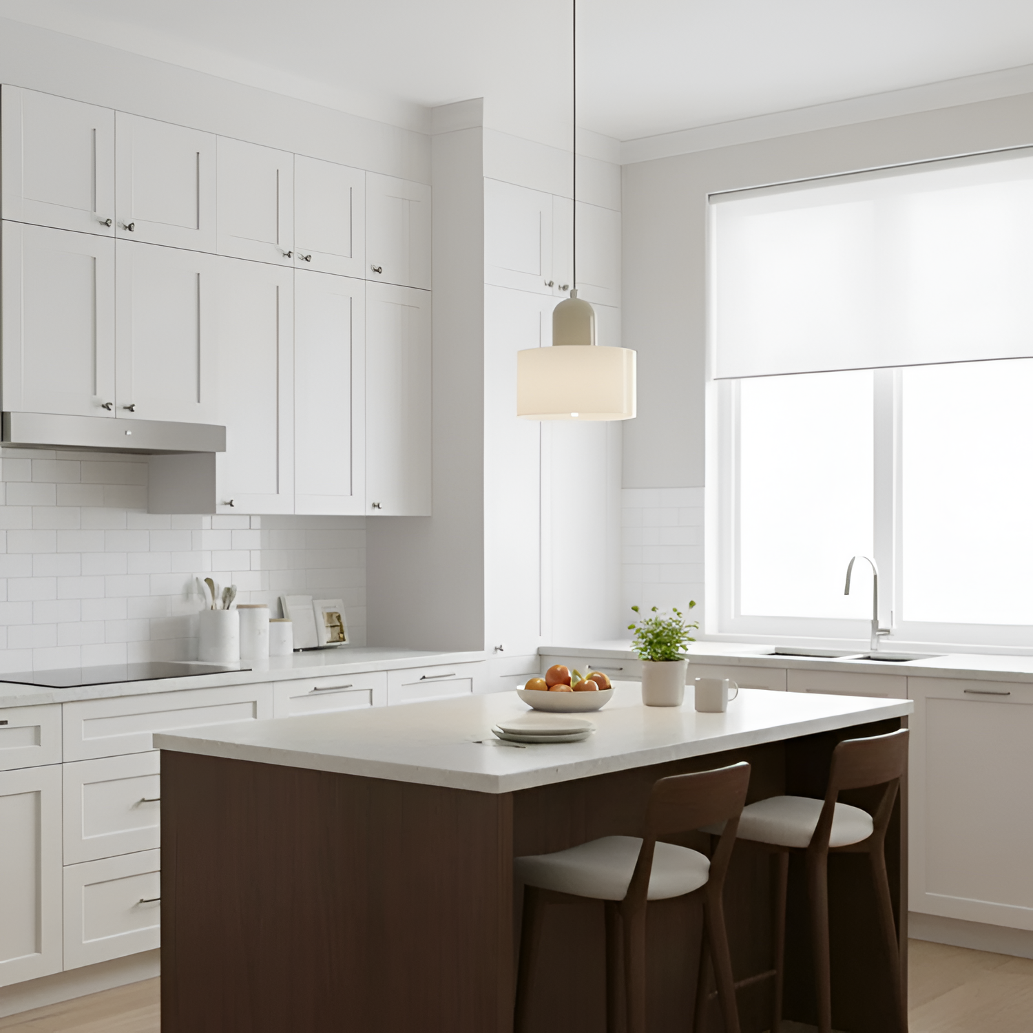 Nordisk pendel i cirkulært glas – Bauhaus