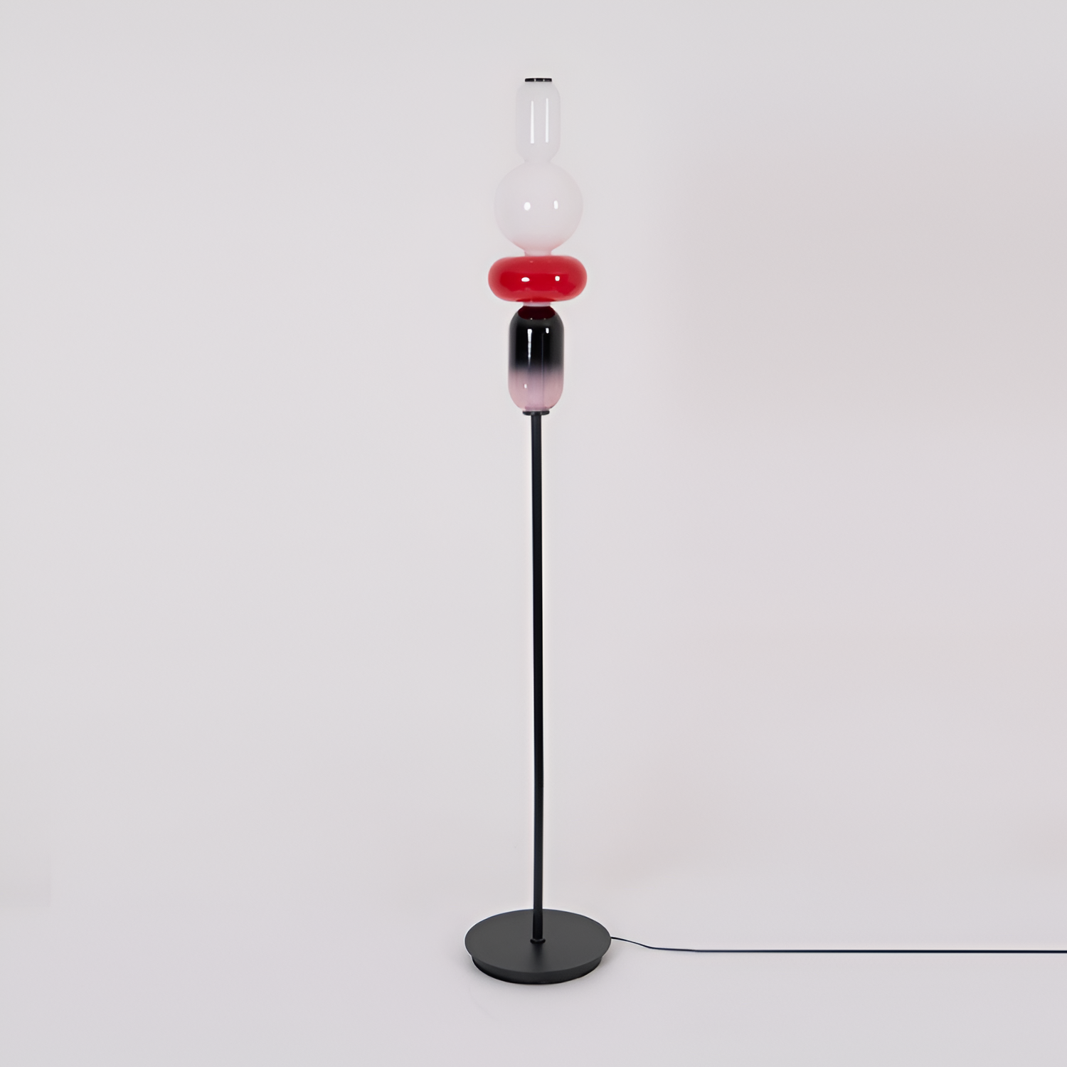 Stablet Geometrisk Glasgulvlampe - Moderne