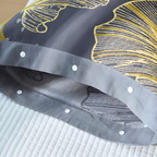 Funda de Almohada Floral Ginkgo - Con Botones