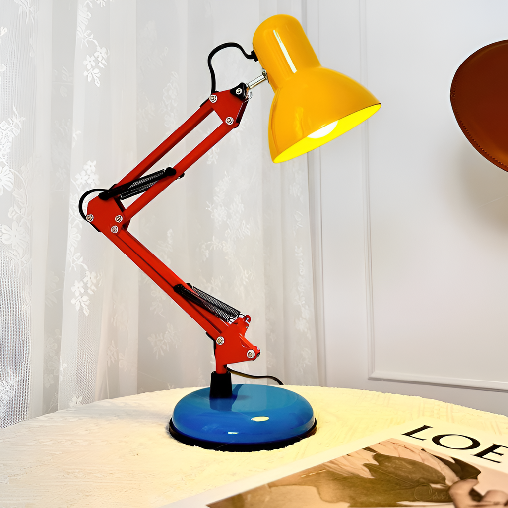 Flerleddet Industriel Skrivebordslampe - Justerbar