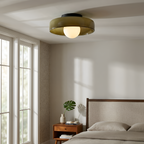 Nordisk Glas Halo Loftlampe - Retro Gang Loftbelysning