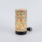 Botanisk Blomstret Bordlampe - Natlampe til Soveværelset