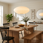 Mid Century Stil Pendellampe - Ribbet Ellipse