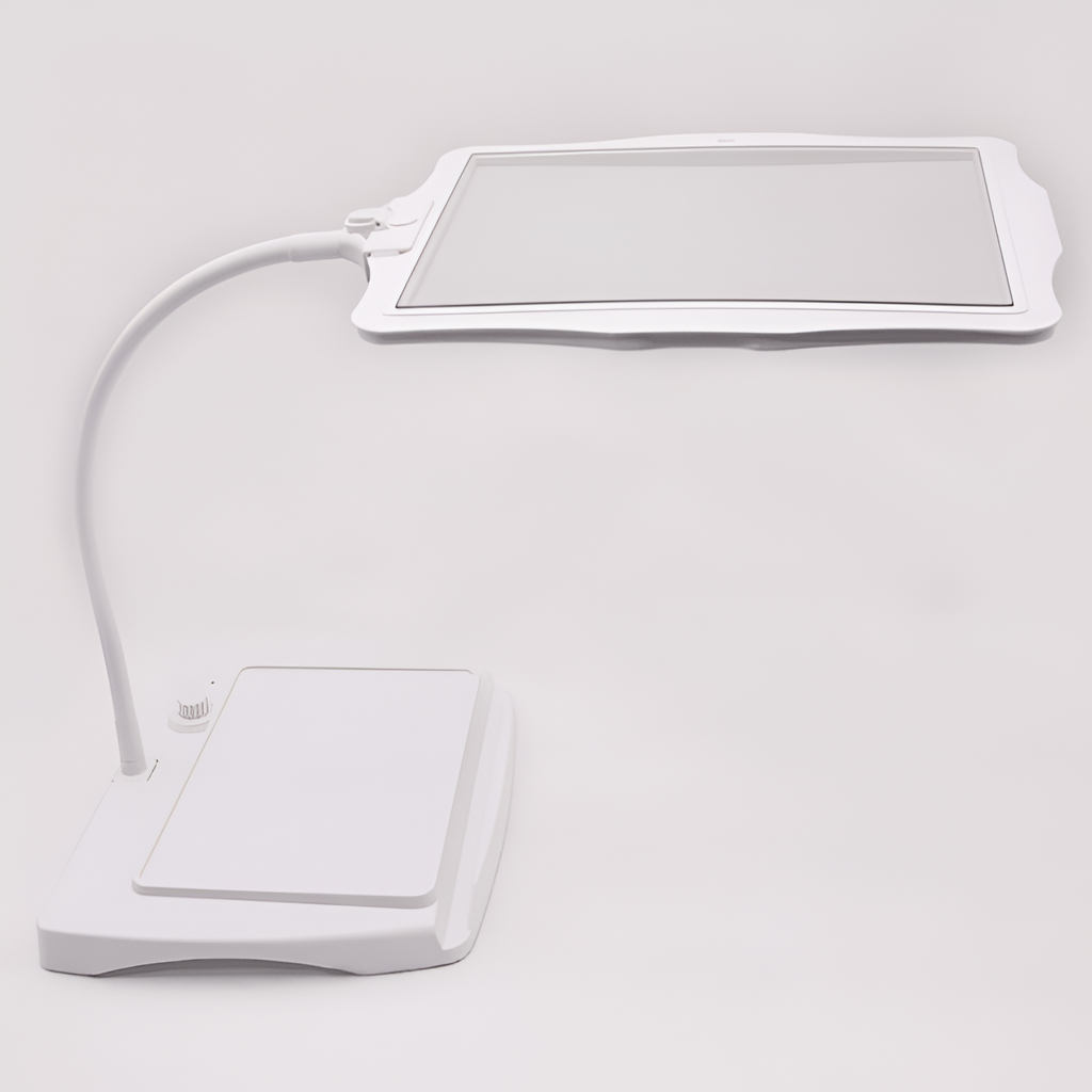 LED-bordlampe med forstørrelsesglas – til kontoret