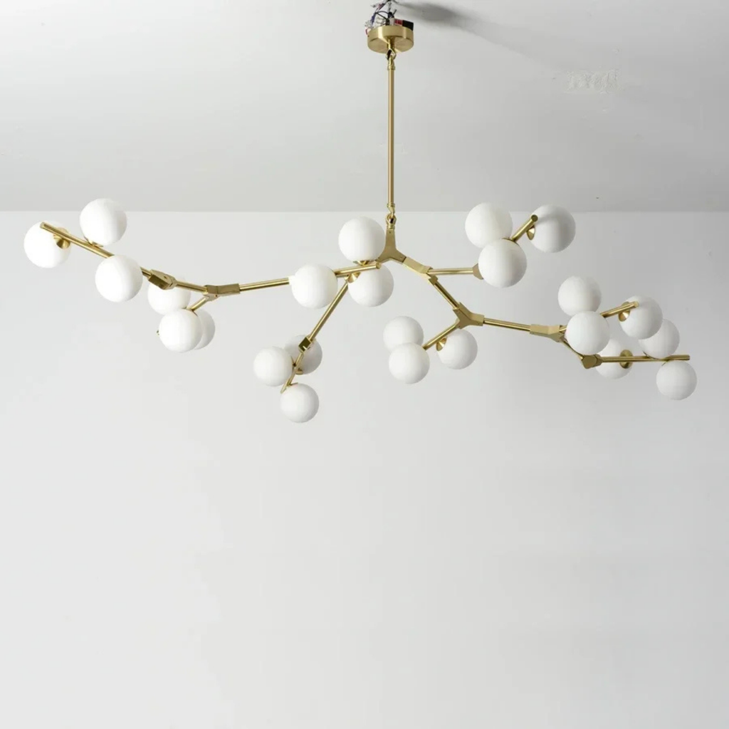 Moderne pendel med trægren-design