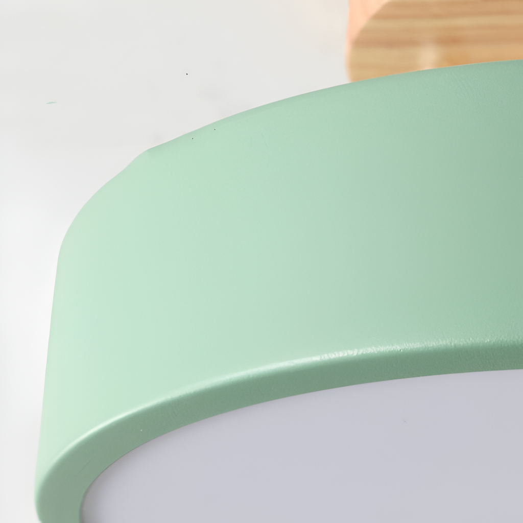 Træbase Nordisk Loftlampe - Minimalistisk
