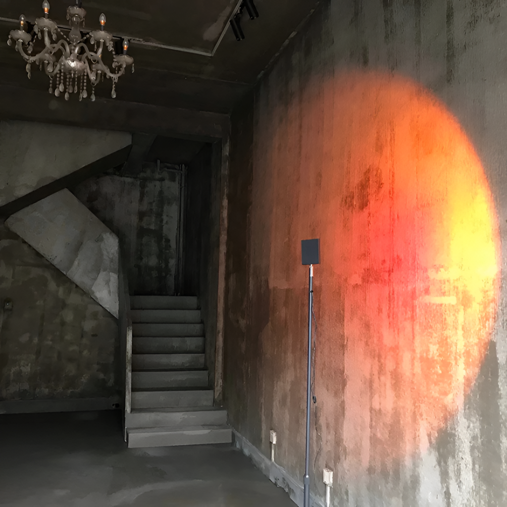 Sunset Projektionsgulvlampe - Gylden Time Stemningsbelysning