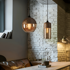 Minimalistisk Industriel Pendellampe - Justerbar