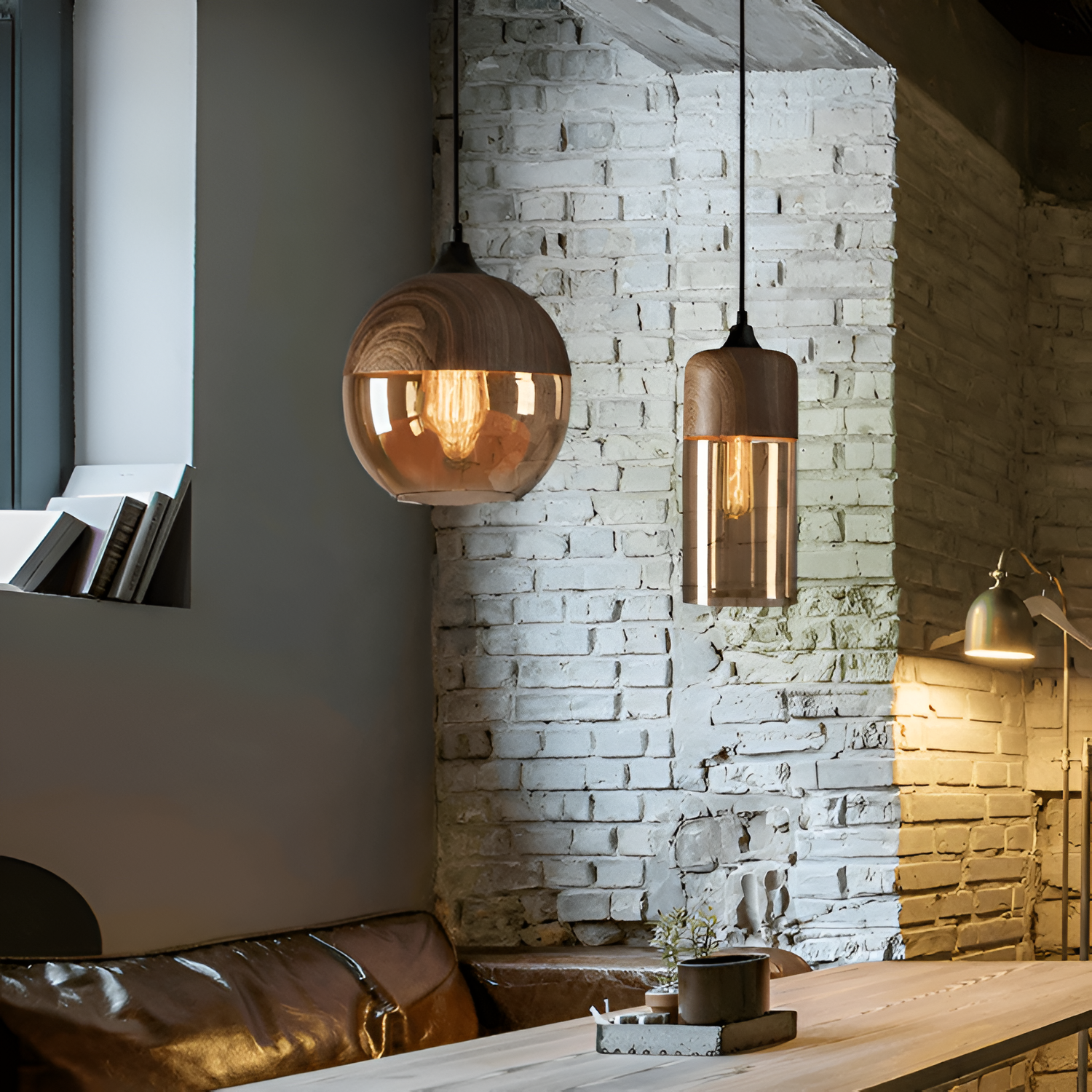 Minimalistisk Industriel Pendellampe - Justerbar