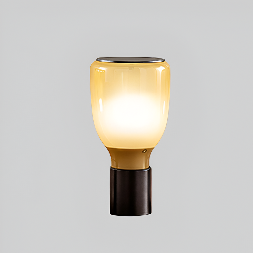 Minimalistisk Abstrakt Glasbordlampe - Moderne