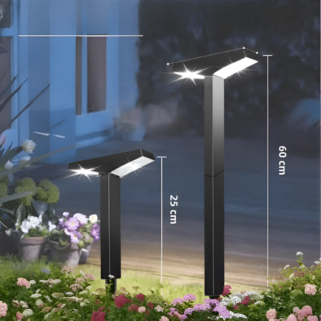 Minimalistisk Solcelledrevet Sti-lampe - Justerbar