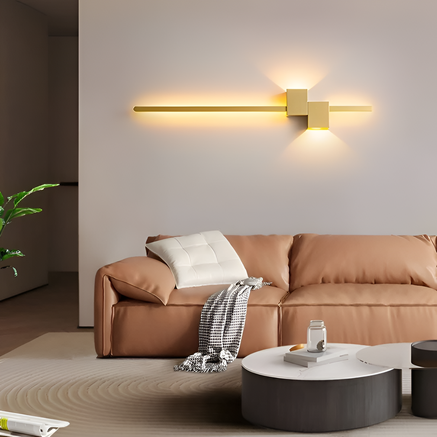 Minimalistisk LED Væglampe - Moderne Indirekte Belysning