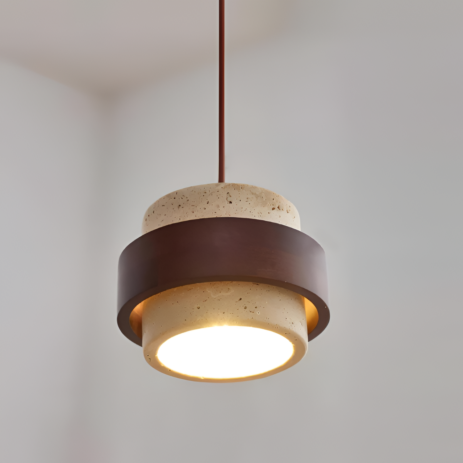 Tekstureret Minimalistisk Multi-lampe Pendel – Industriel