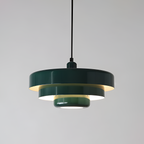 Vintage rund pendel i flere lag af metal – nordisk stil