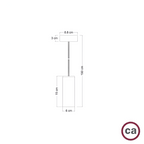 Træ Pendellampe - Komplet E14 Loftslampe til Køkkenø