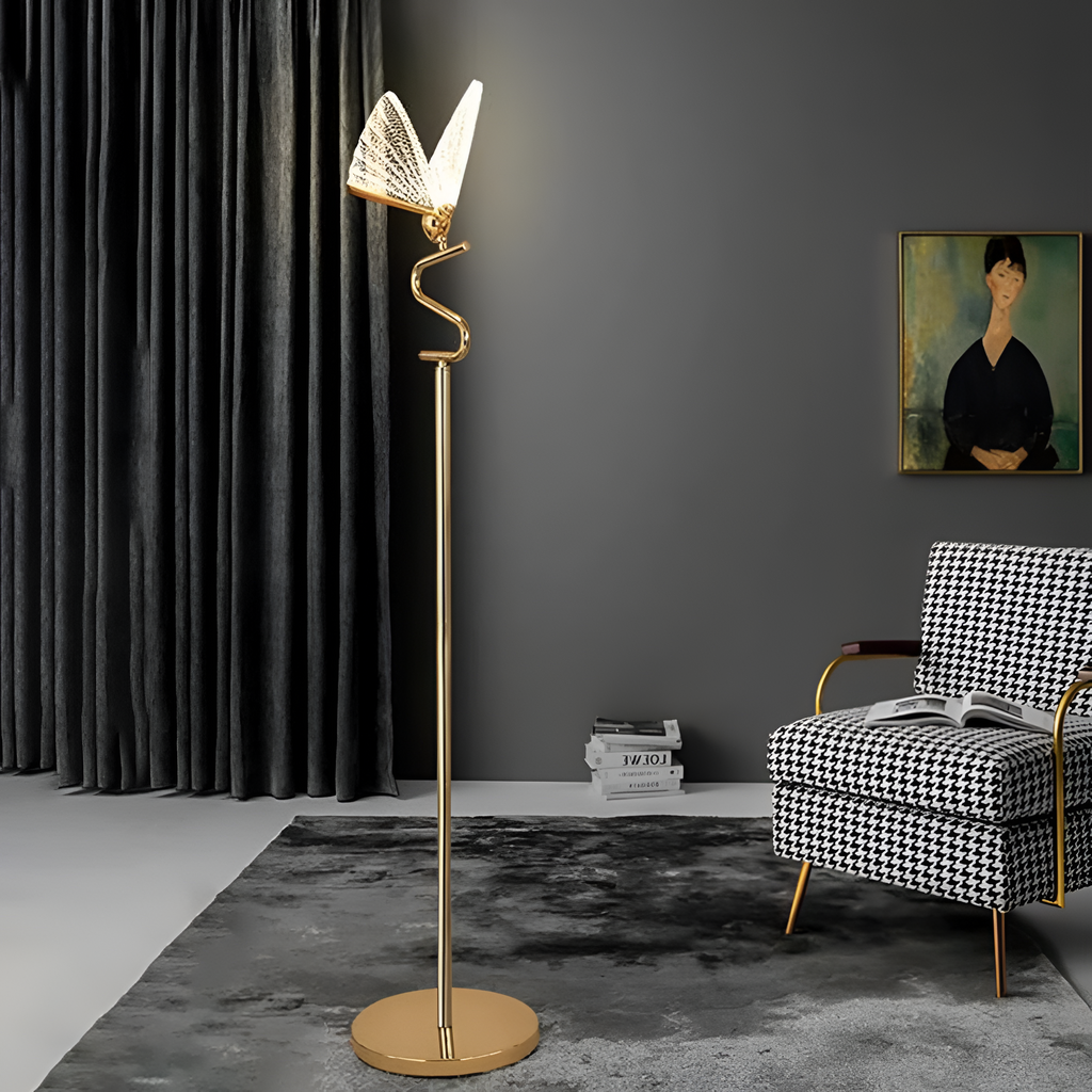 Minimalistisk Lampe I Sommerfugleform – Moderne