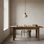 Minimalistisk Travertin Pendel - Snoet Ledning
