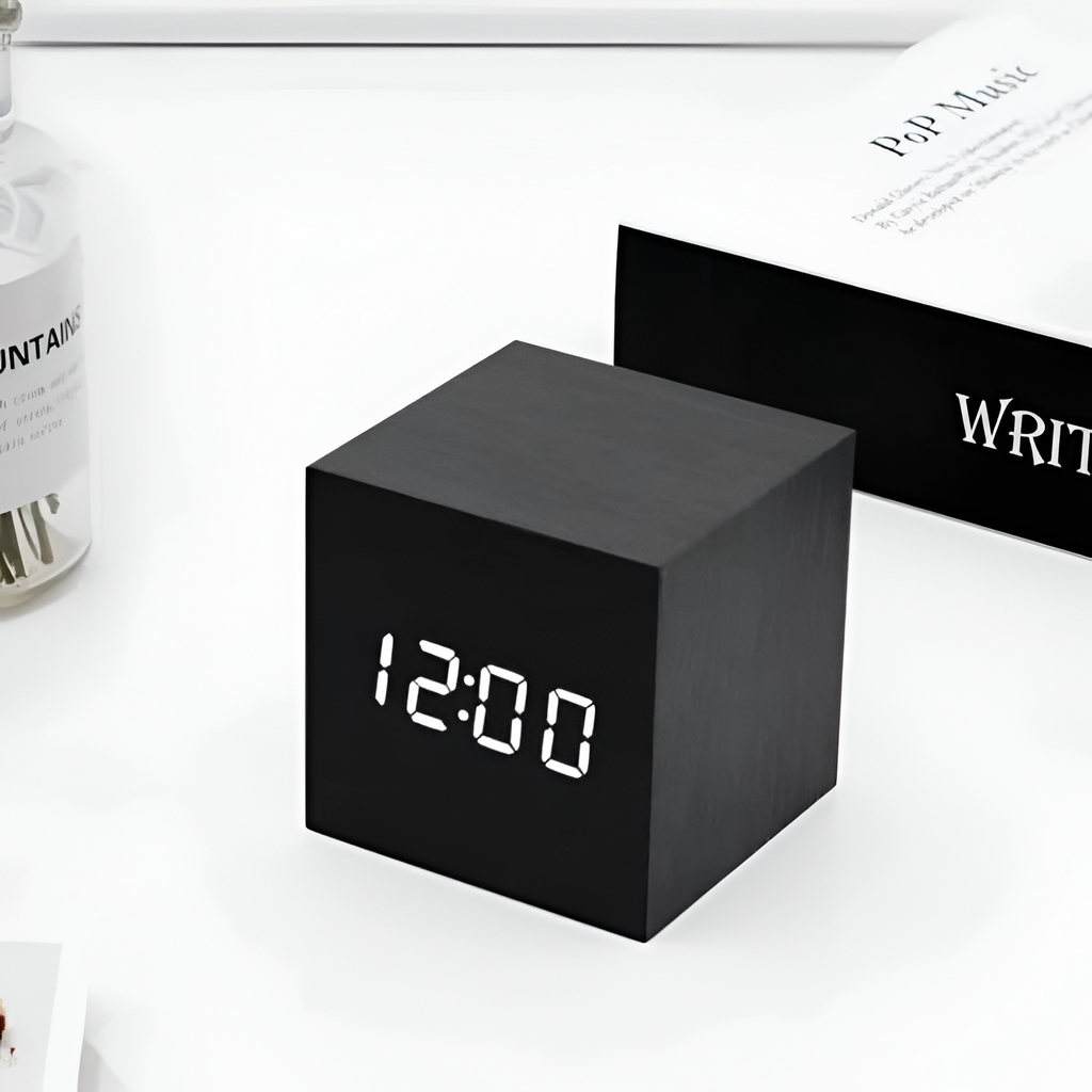 Digitalt Kubur Med Smarte Funktioner – Minimalistisk