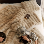 Plush Tekstureret Plaid - Rynket