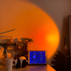 Sunset Projektionsgulvlampe - Gylden Time Stemningsbelysning
