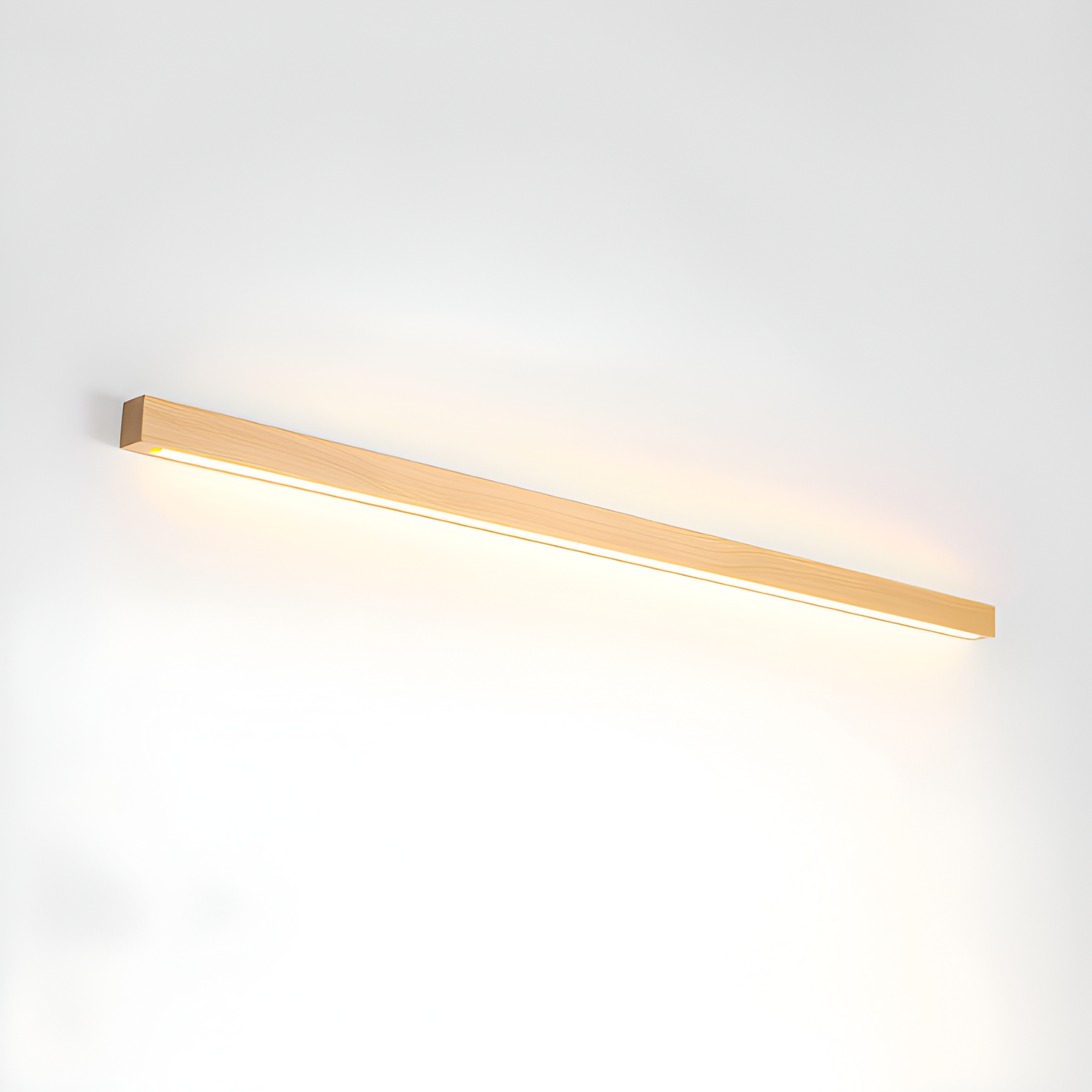 Lineær Træ Geometrisk Væglampe - Minimalistisk