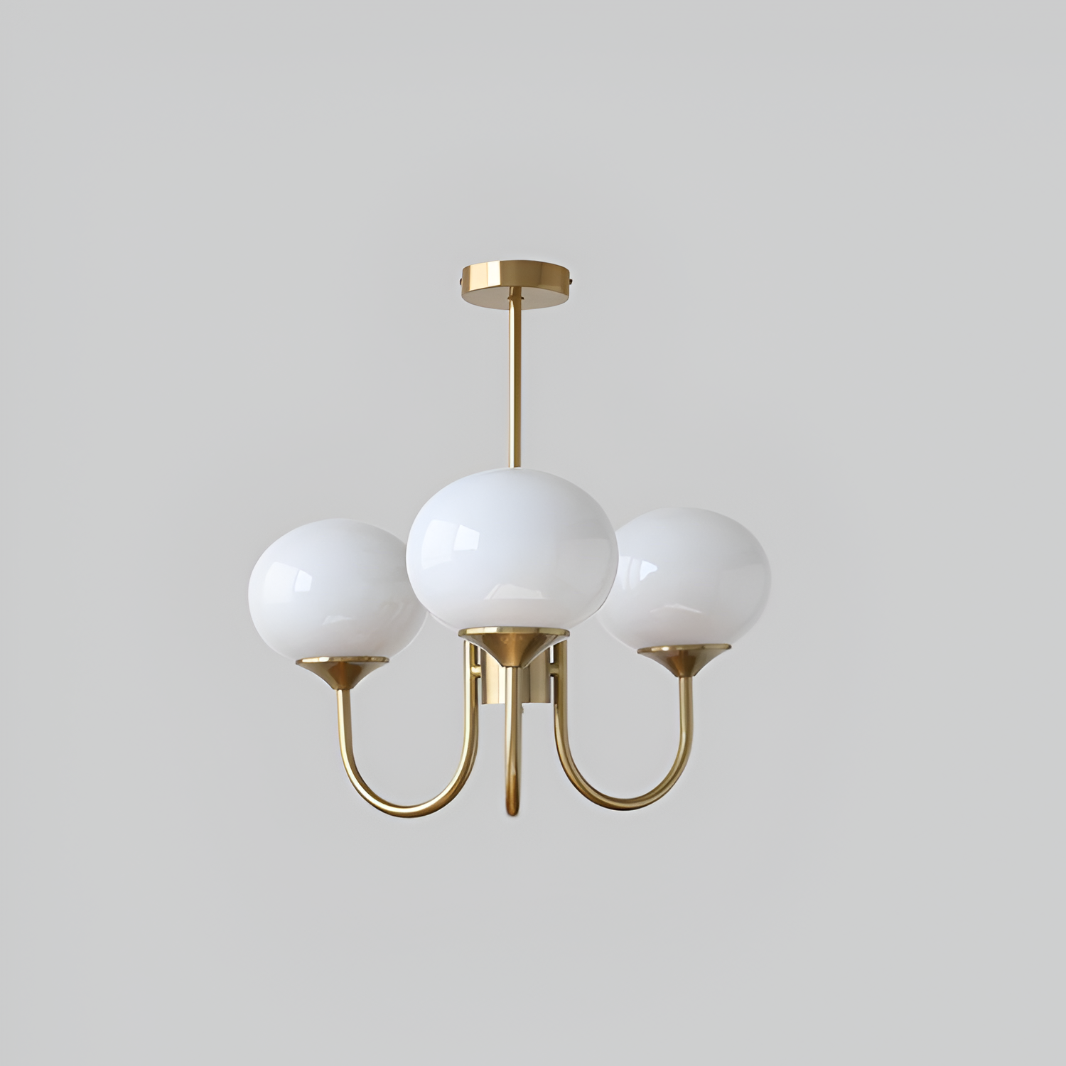 Mid Century Globe Lysekrone - Flere Lyskilder