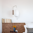 Svingarm Rillet Væglampe - Minimalistisk