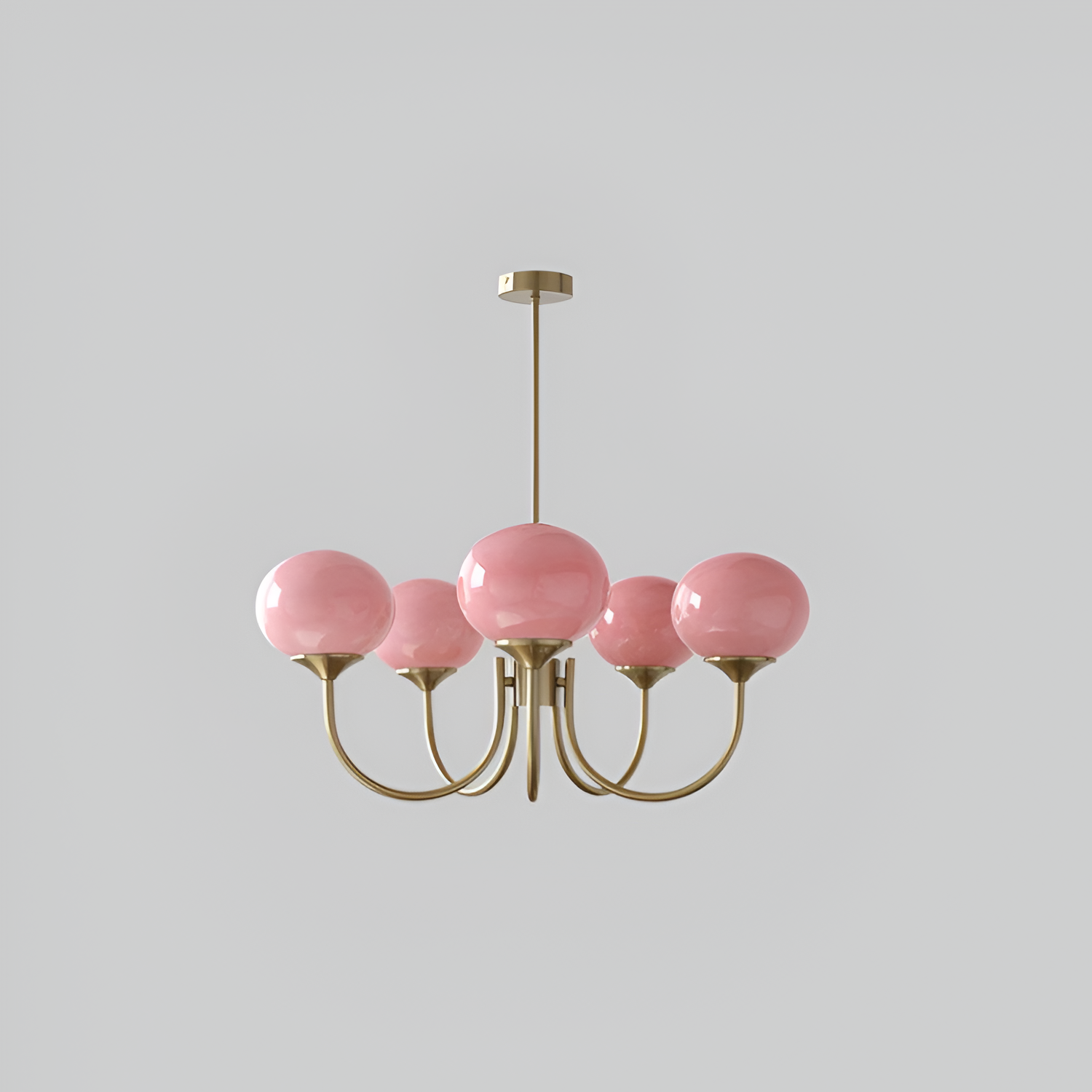 Mid Century Globe Lysekrone - Flere Lyskilder
