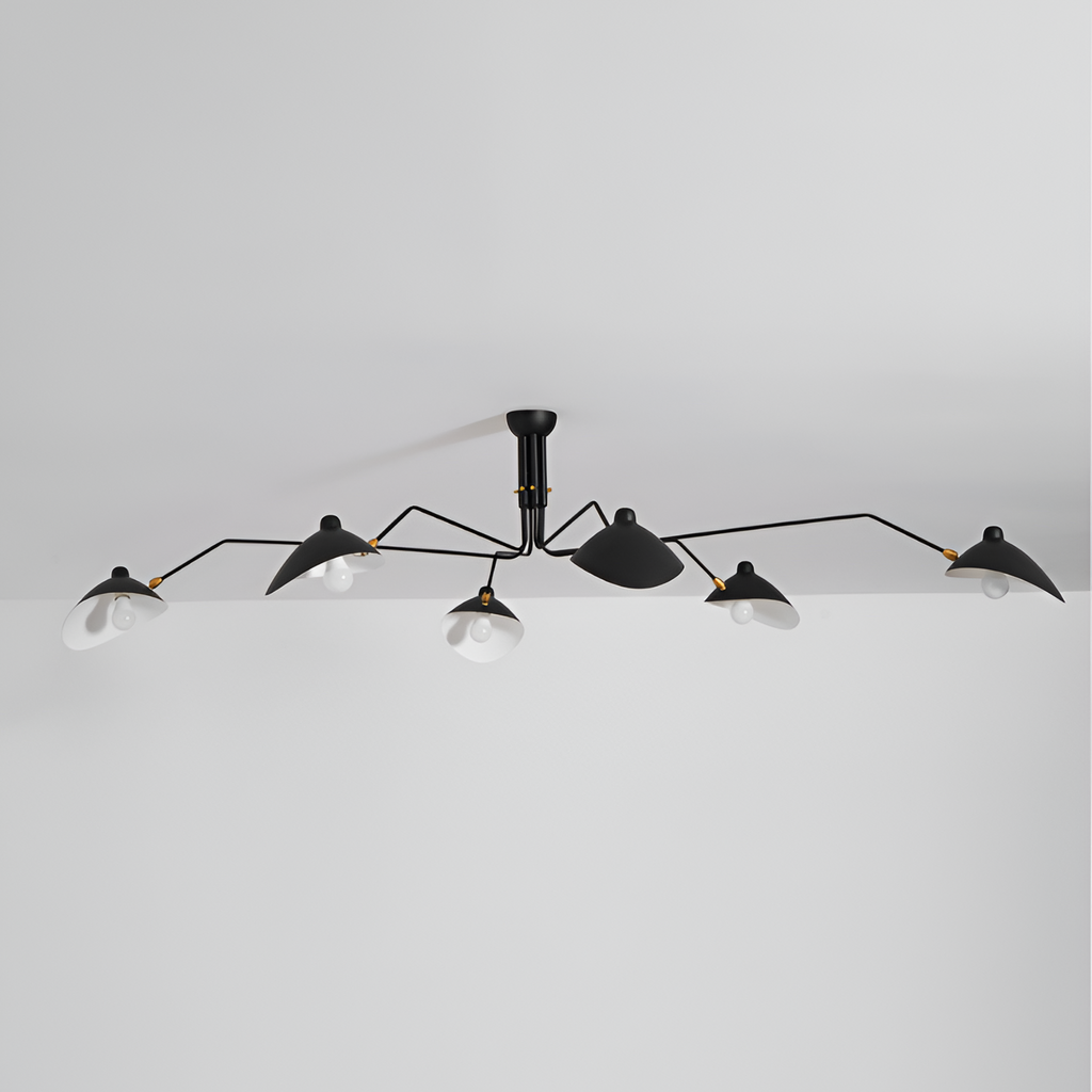 Moderne Lysekrone Med Flere Arme - Justerbar Belysning
