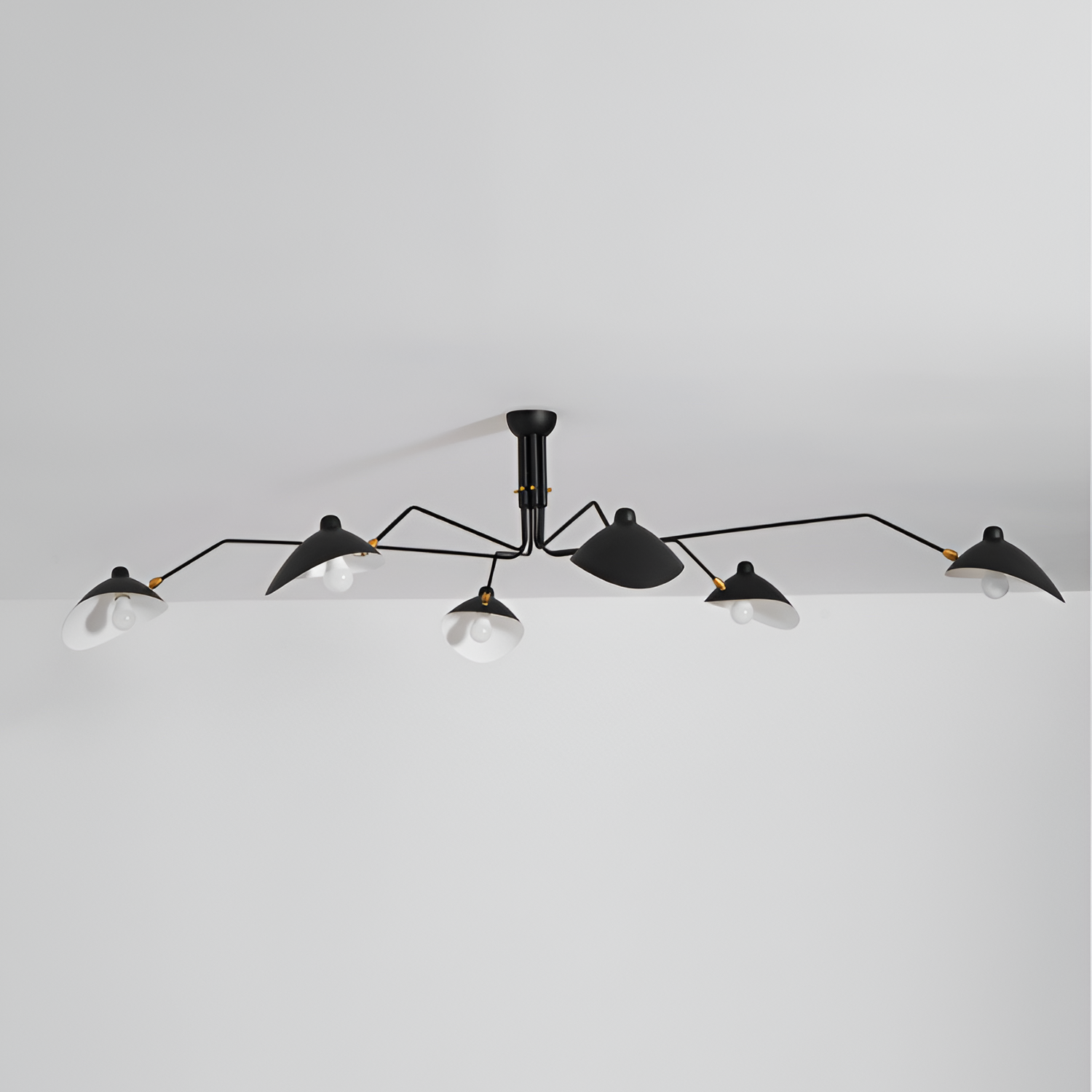 Moderne Lysekrone Med Flere Arme - Justerbar Belysning