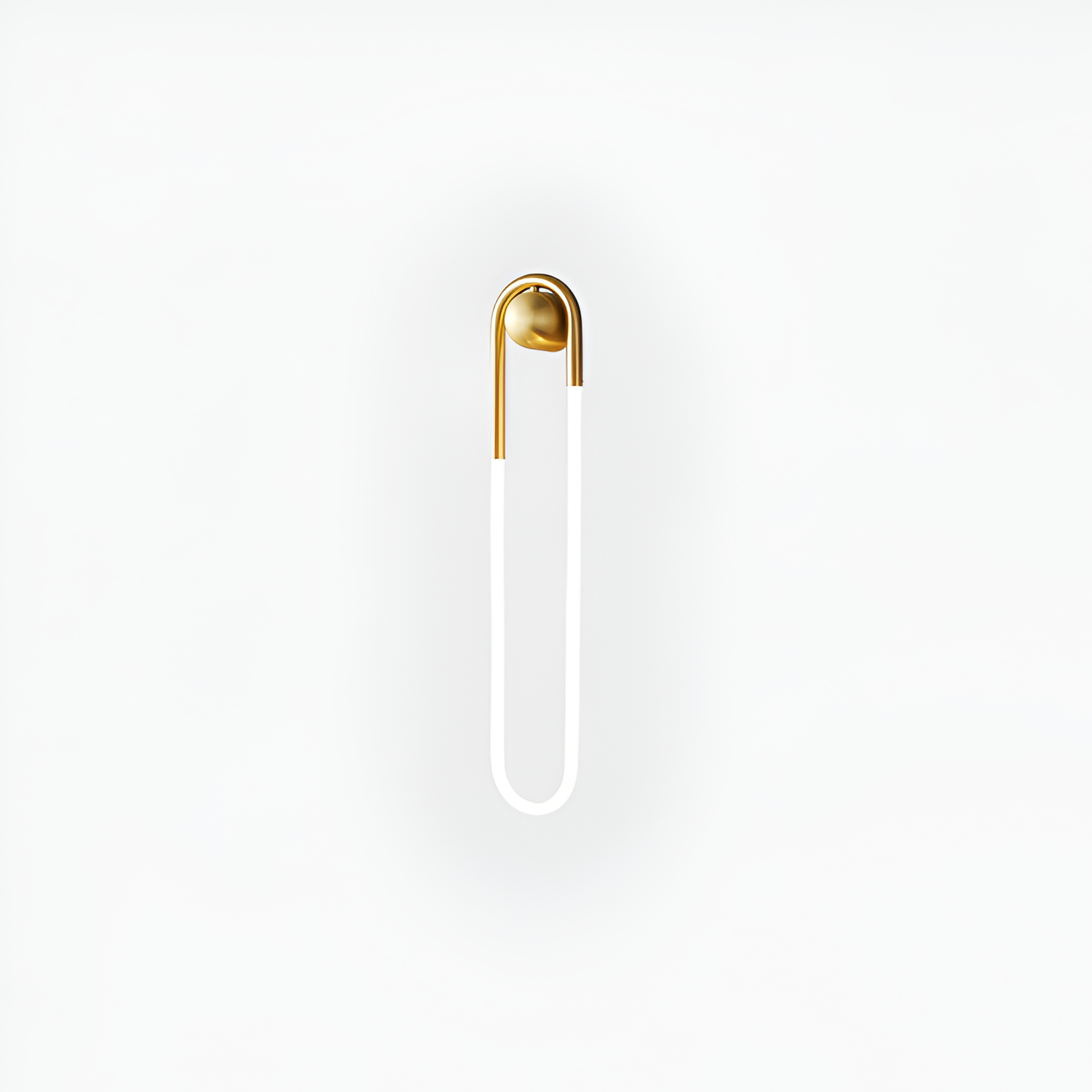 Geometrisk Slank Loop Væglampe - Minimalistisk