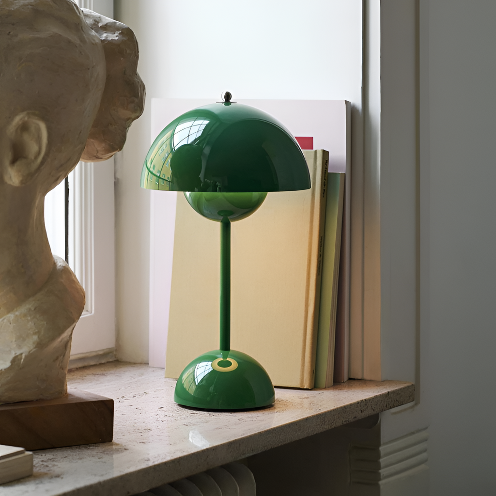 Minimalistisk Bærbar Bordlampe - Dæmpbar