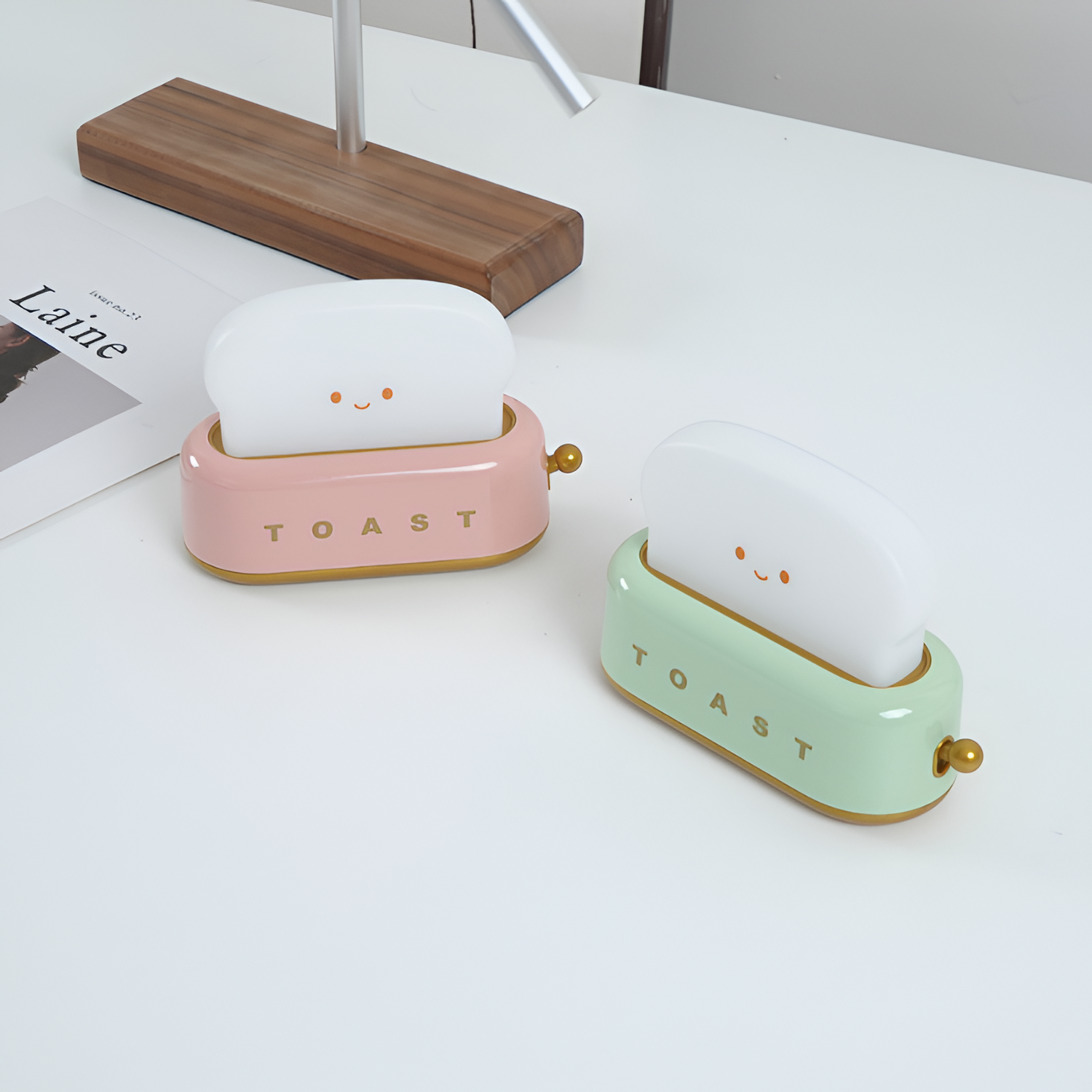 Genopladelig Minimalistisk Brødristerlampe - Dæmpbar