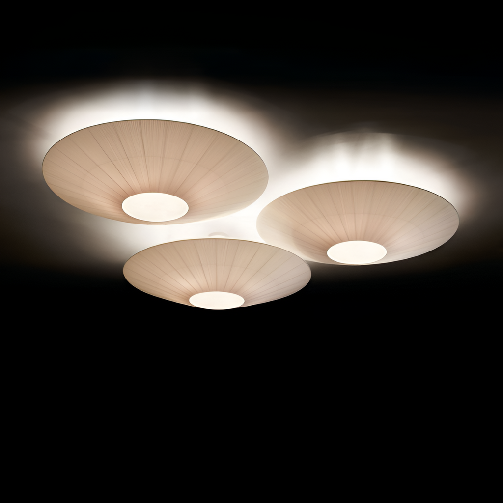 Plisseret Minimalistisk Loftlampe - Dæmpbar